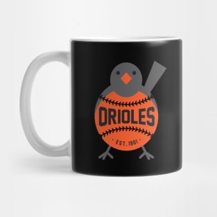 Baltimore Orioles Bird by Buck Tee Originals Mug